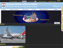 Tablet Screenshot of hindustanpetroleum.com